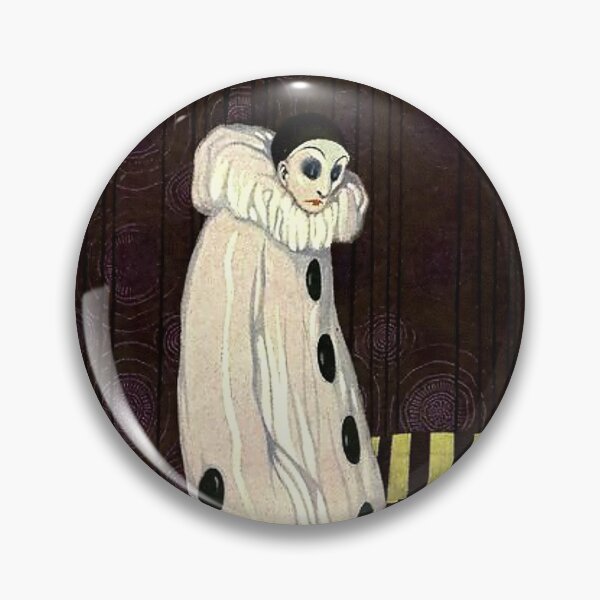 Item preview, “1920 Art Deco Pierrot” Magazine Cover by William Bolin designed and sold by PatricianneK.