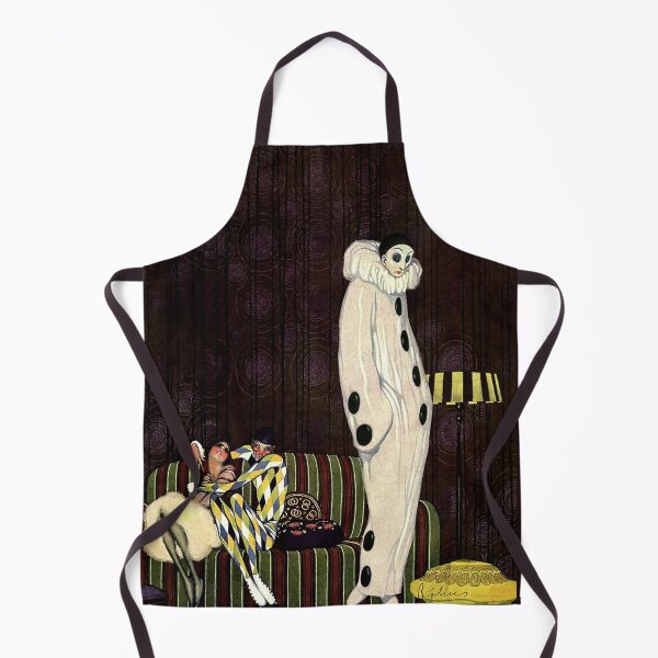 Item preview, “1920 Art Deco Pierrot” Magazine Cover by William Bolin designed and sold by PatricianneK.