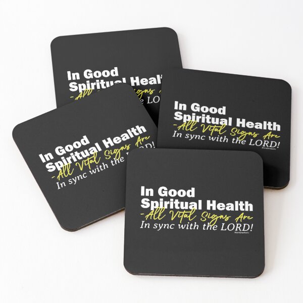 Item preview, In Good Spiritual Health...w/the LORD! (Spiritual Encouragement) Christian Quotes designed and sold by HeartCrushes4u.