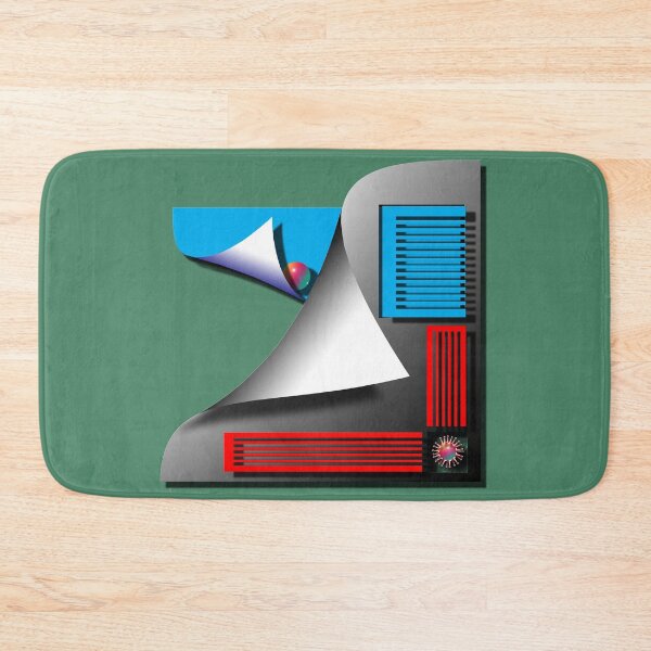 Item preview, Grid, sphere, corona, (243) (red, blue) decorative, digital, colorful, abstract, designed and sold by Paszkan.