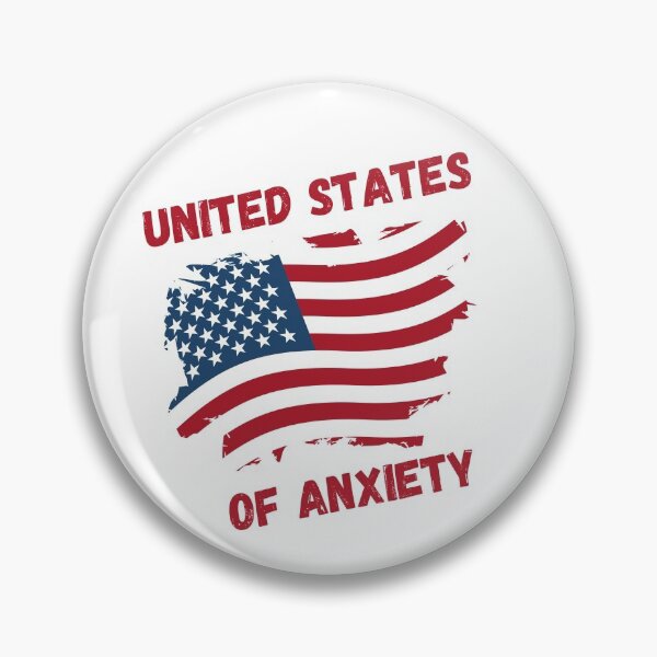 Item preview, United States of Anxiety designed and sold by HasnaanMohsin.
