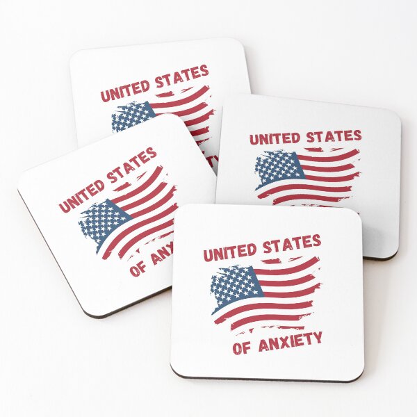 Item preview, United States of Anxiety designed and sold by HasnaanMohsin.