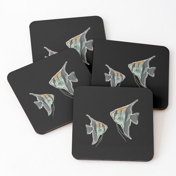 Item preview, Angel Fish Angelfish Pair Design  designed and sold by Faerin.paints.