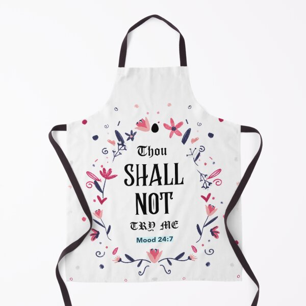 Item preview, Thou Shall Not Try Me designed and sold by Ayurveda Fun Store.