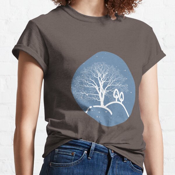 Trees at Night Classic T-Shirt