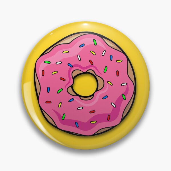 Item preview, Pink Sprinkle Simpsons Donut  designed and sold by Jem Illustration.