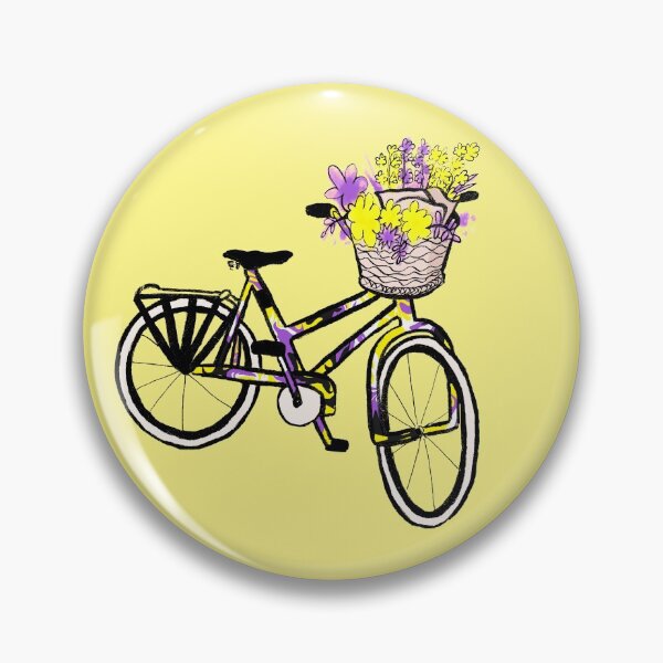 Item preview, Nonbinary Bicycle (Yellow Variation) designed and sold by studioemrose.