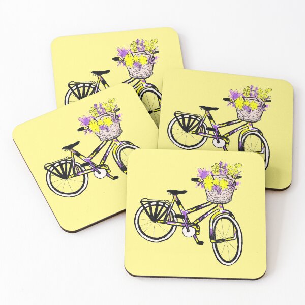 Item preview, Nonbinary Bicycle (Yellow Variation) designed and sold by studioemrose.