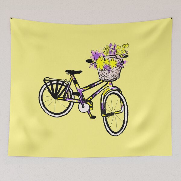 Item preview, Nonbinary Bicycle (Yellow Variation) designed and sold by studioemrose.