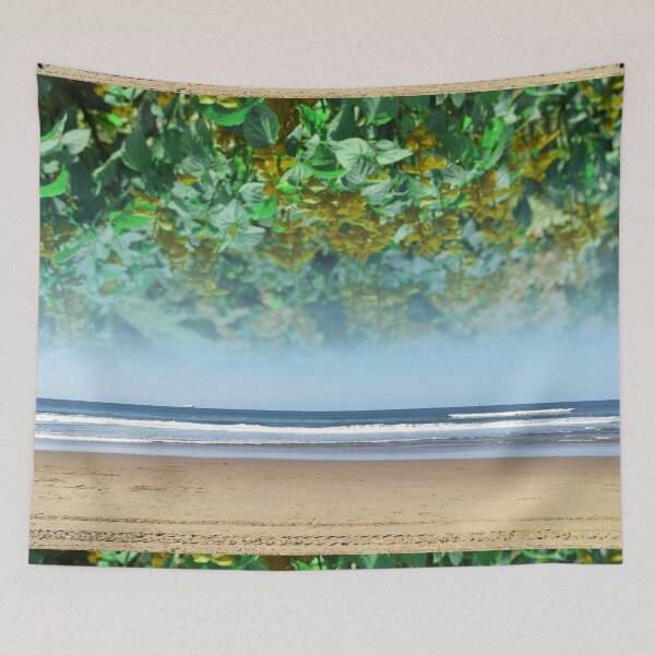 Item preview, Durban beach flowered mustard  designed and sold by Weather gifts .