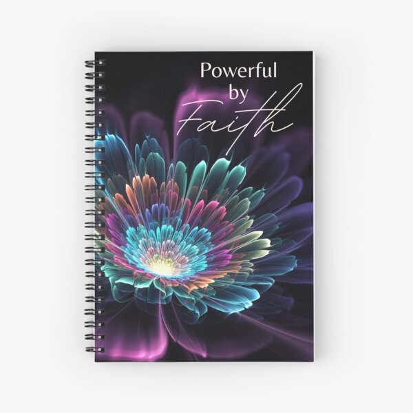 JW 2021 Regional Convention - Powerful by Faith Spiral Notebook