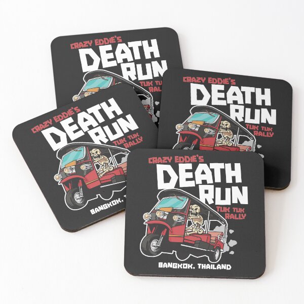 Item preview, Crazy Eddie's Death Run Tuk Tuk Rally designed and sold by SLAG-Creative.