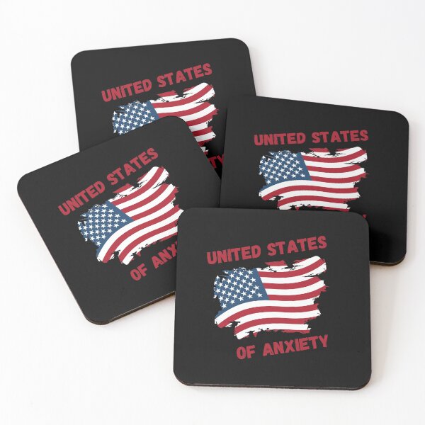 Item preview, United States of Anxiety designed and sold by HasnaanMohsin.