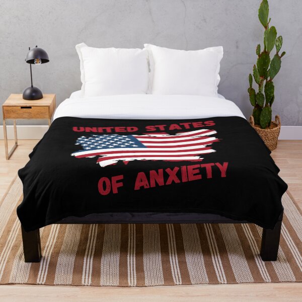 Item preview, United States of Anxiety designed and sold by HasnaanMohsin.