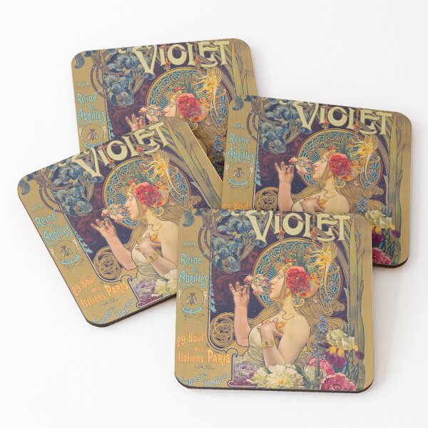 Item preview, Parfumerie Violet. Art Nouveau poster designed and sold by likiska.