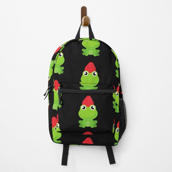 Item preview, Frog with Strawberry Hat - Frog Lover designed and sold by CaitU.