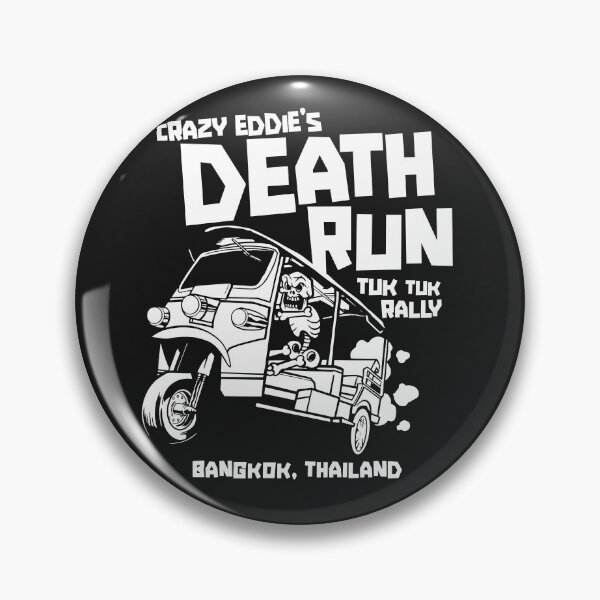 Item preview, Crazy Eddie's Death Run Tuk Tuk Rally designed and sold by SLAG-Creative.