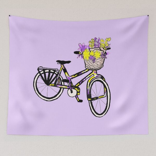 Item preview, Nonbinary Bicycle (Purple Variation) designed and sold by studioemrose.