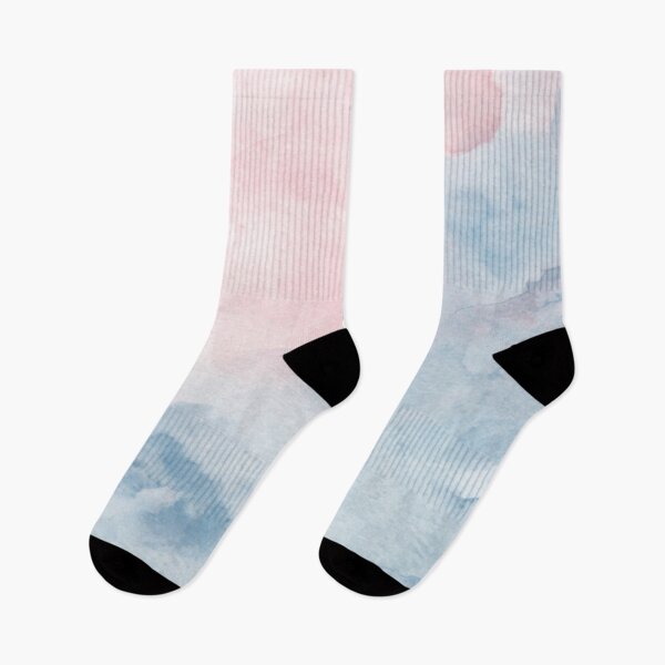 Item preview, Pink & Blue Watercolor Abstract Art designed and sold by WearWolfDesigns.