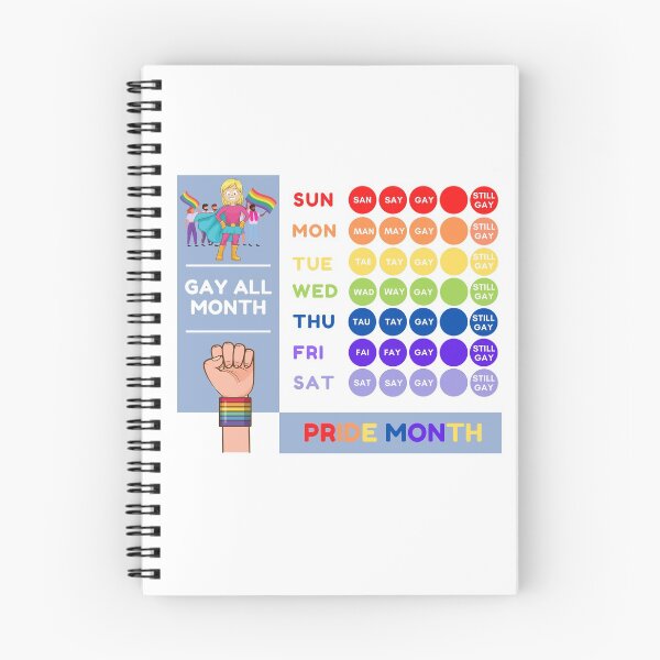 Item preview, Pride Month Calendar (not a real calendar) designed and sold by Hampshire Historica.
