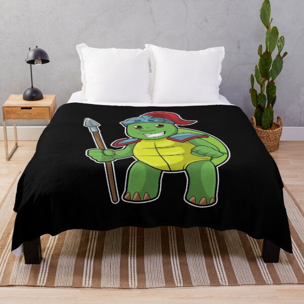 Item preview, Turtle as Warrior with Spear & Helmet designed and sold by Snabdesign84.