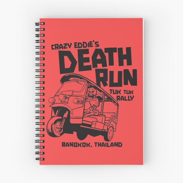 Item preview, Crazy Eddie's Death Run Tuk Tuk Rally designed and sold by SLAG-Creative.