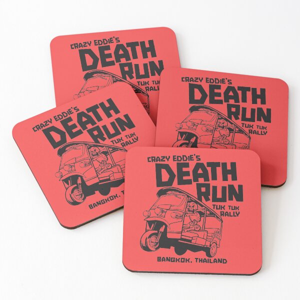 Item preview, Crazy Eddie's Death Run Tuk Tuk Rally designed and sold by SLAG-Creative.