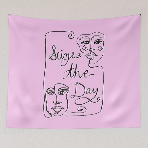 Item preview, seize the day pink designed and sold by mariahmoniquedesign.