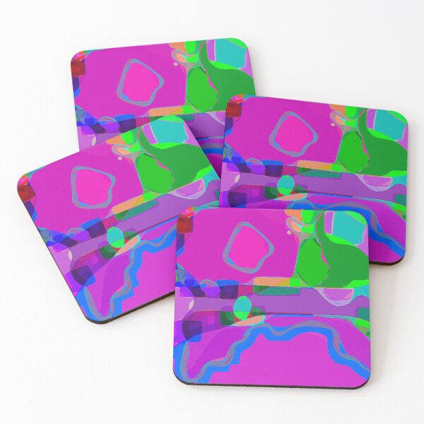 Item preview, Cosmic soup and wild life - abstract landscape designed and sold by Xdelacra.