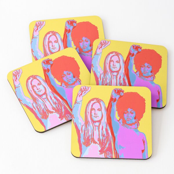 Item preview, FEMINIST - Gloria Steinem and Dorothy Pitman Hughes, YELLOW designed and sold by melaniemeisner.