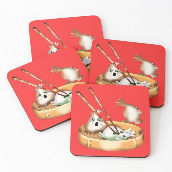 Item preview, Supper time bao dumpling horror designed and sold by CuisineCat.
