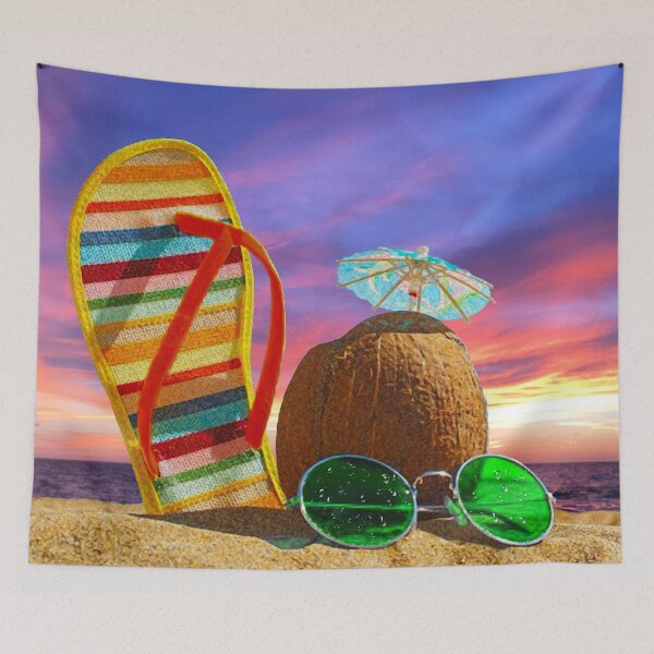 Item preview, My sense of direction leads me one way, to the beach... designed and sold by LekkerPrintz.