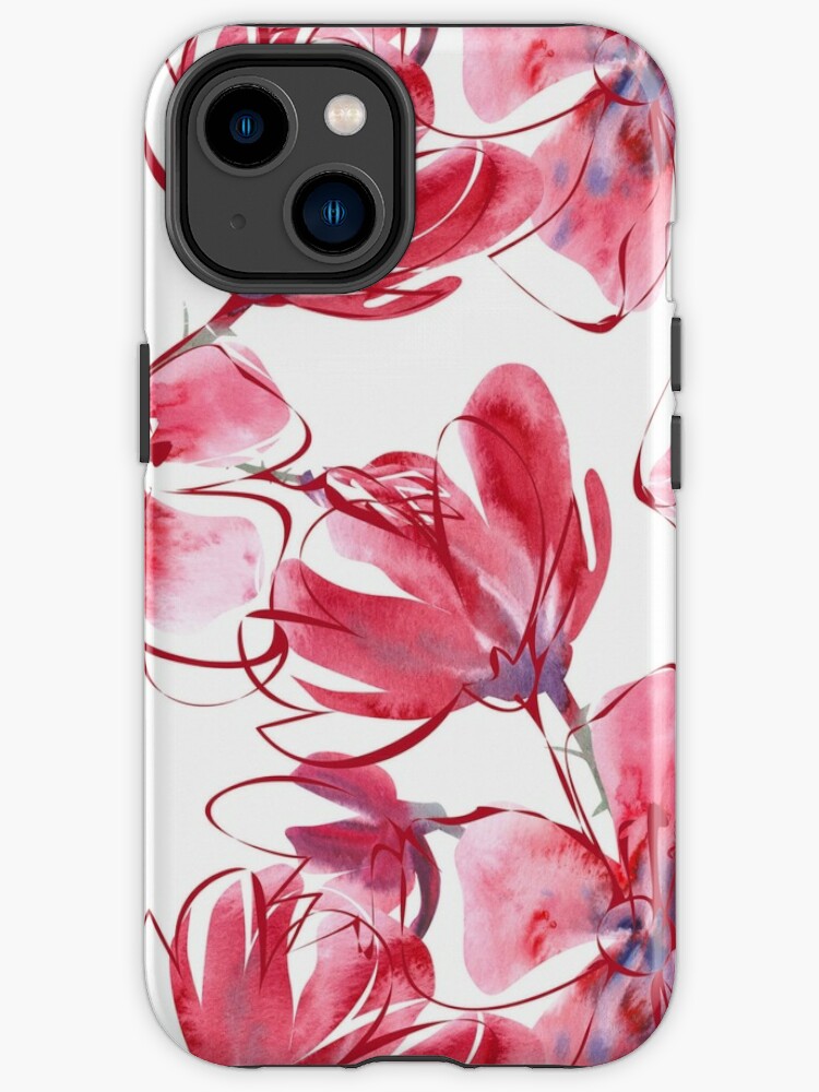 Luxury Glitter Vintage Pattern Flower Plaid Cover For Samsung