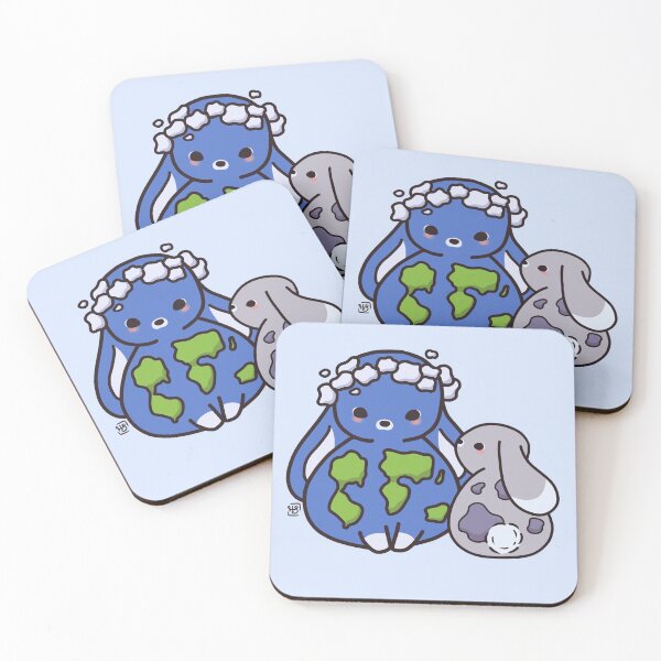 Item preview, Earth and Moon Buns designed and sold by heysoleilart.