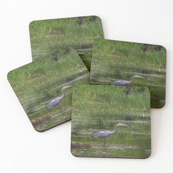 Item preview, Blue Heron in the Marsh designed and sold by DAM Creative ⭐⭐⭐⭐⭐.