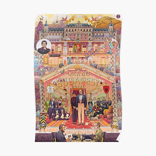 Le Grand Budapest Hotel (HQ) Poster