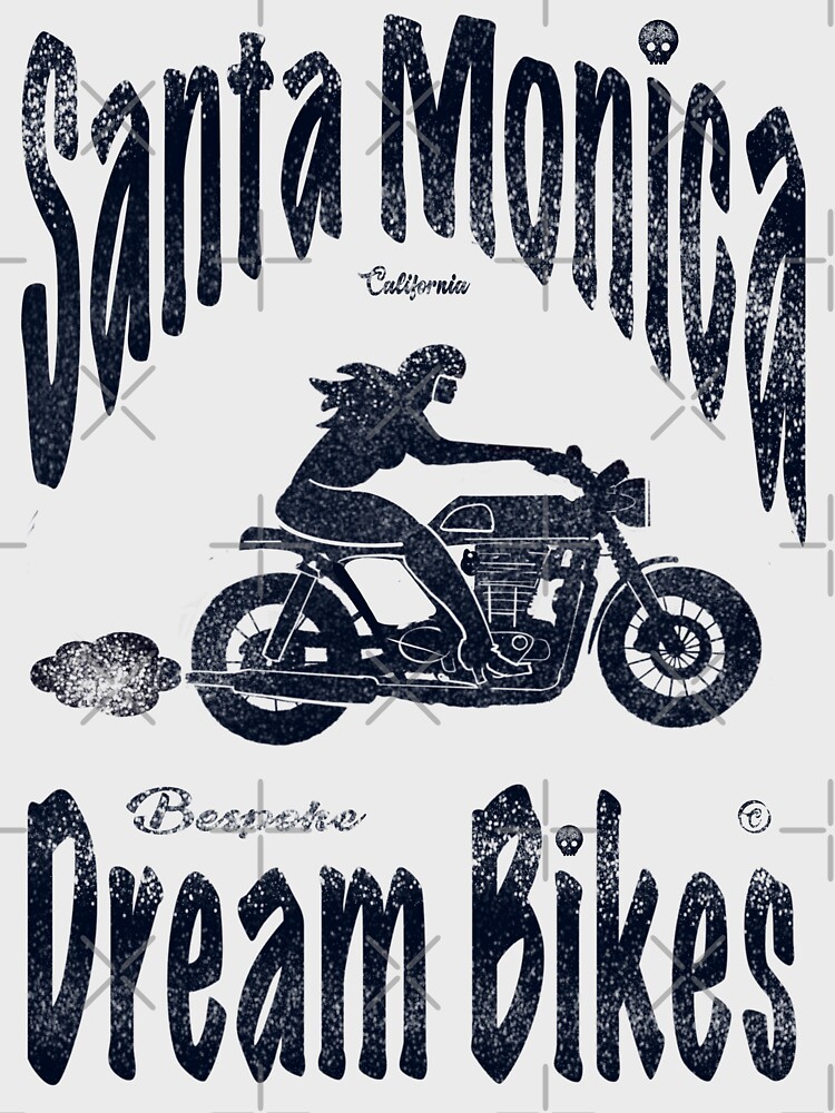 "Santa Monica Dream Bikes" Sticker for Sale by IntrepidRiders Redbubble
