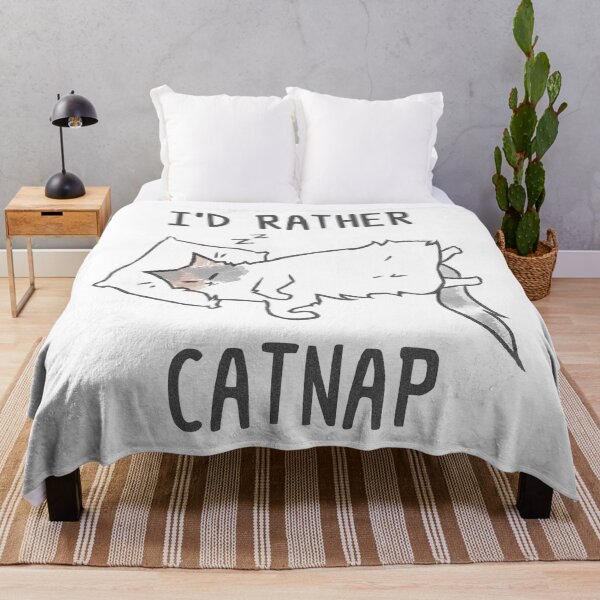 Item preview, I'd Rather Catnap designed and sold by Yaromary.
