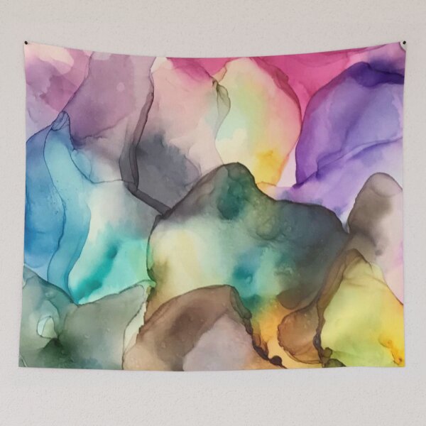 Item preview, Color Explosion 9 - Alcohol Ink Art  designed and sold by ApArtPaintings.