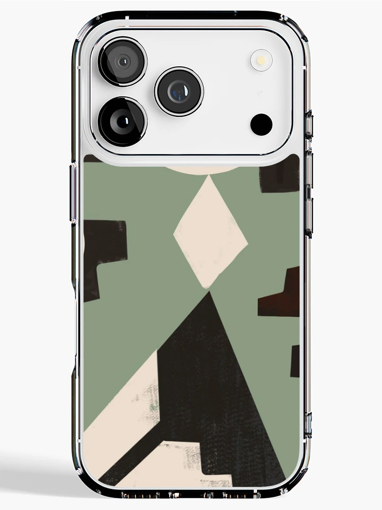 Thumbnail 1 of 5, iPhone Case, Abstract Geometric Shapes 3 designed and sold by ThingDesign.