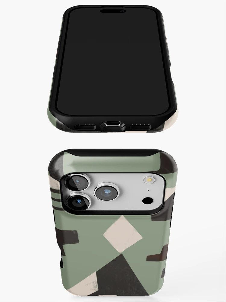 Thumbnail 3 of 4, iPhone Case, Abstract Geometric Shapes 3 designed and sold by ThingDesign.