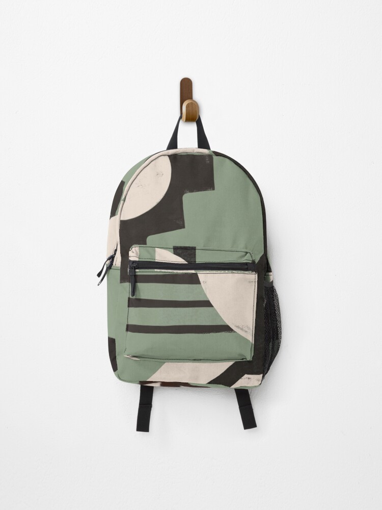Thumbnail 1 of 3, Backpack, Abstract Geometric Shapes 3 designed and sold by ThingDesign.