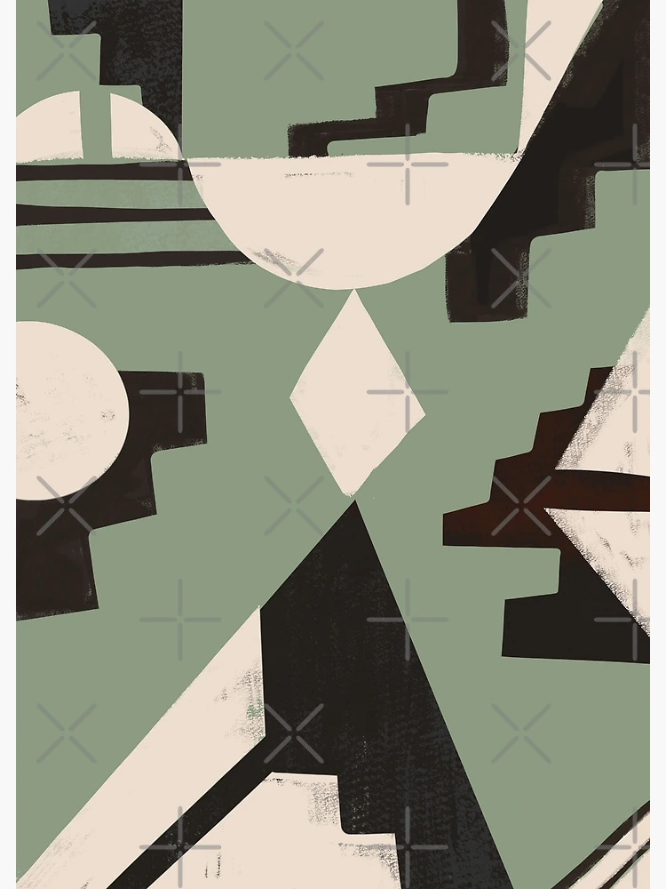 Thumbnail 3 of 3, Poster, Abstract Geometric Shapes 3 designed and sold by ThingDesign.