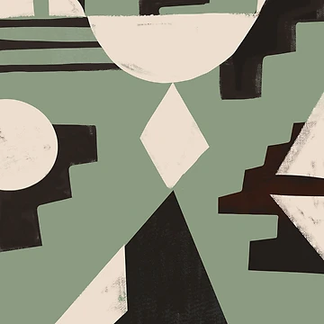 Artwork thumbnail, Abstract Geometric Shapes 3 by ThingDesign