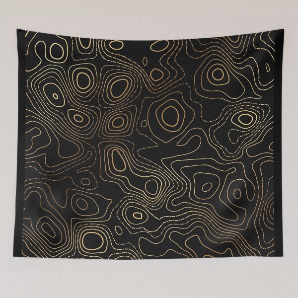 Item preview, Golden  Pattern topographic designed and sold by iagorfrost.