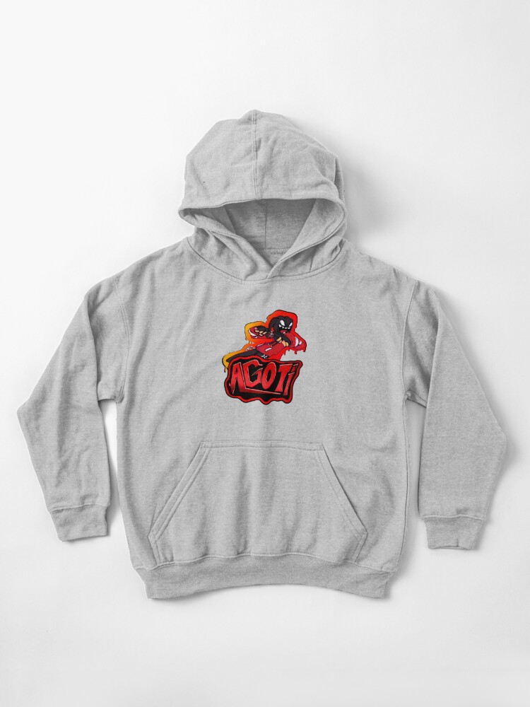 Agoti Fnf Mod Character Graffiti Kids Pullover Hoodie For Sale By Abrekart Redbubble