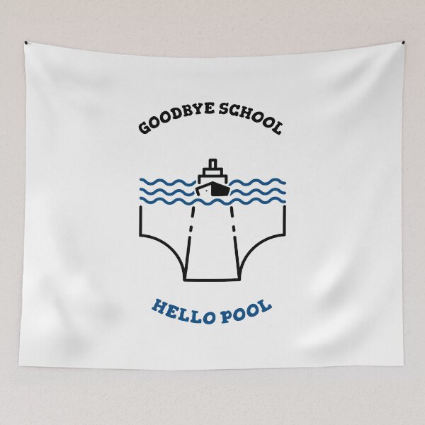 Item preview, Goodbye school hello pool designed and sold by StudioQ-.
