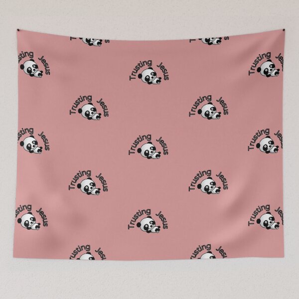Item preview, Panda: Trusting Jesus designed and sold by LoveGen.