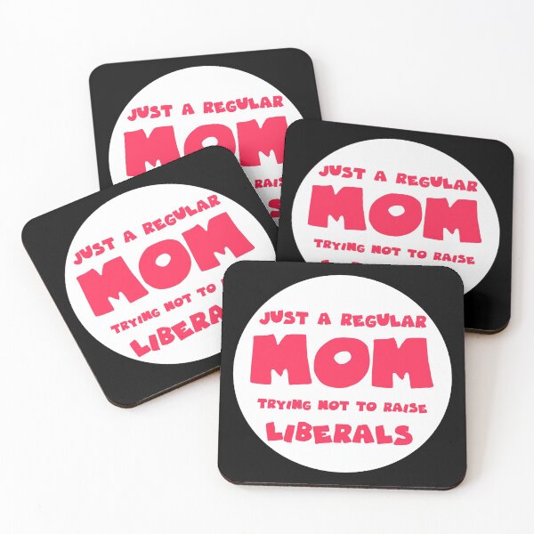 Item preview, just a regular mom trying not to raise liberals designed and sold by GoranDesign.