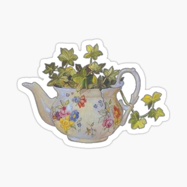 Merry Mushroom Teapot  Sticker for Sale by Corissa Livingston